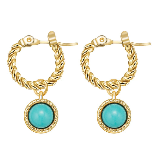 Malora earrings - turquoise