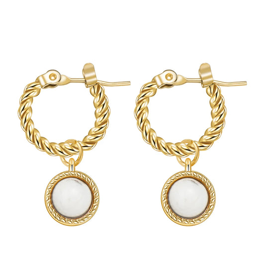 Boucle d'oreilles Malora - Blanc