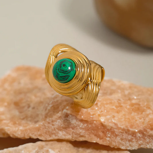 Bague Azélia - Vert