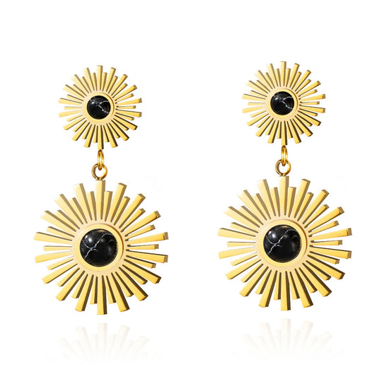 Zeora Earrings - Black