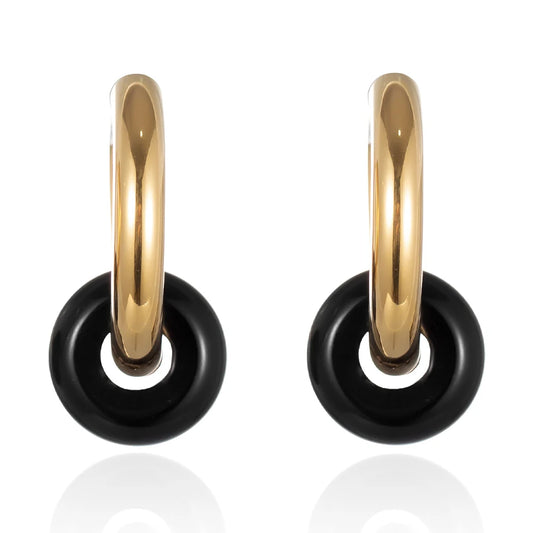Velina Earrings - Black
