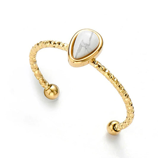 Bague Nymora - Blanc