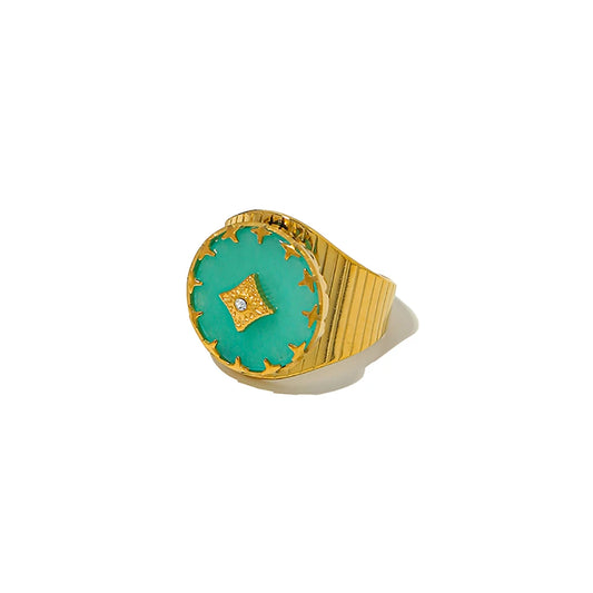 Bague Ilyra - Amazonite