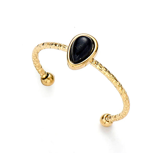 Bague Nymora - Noire