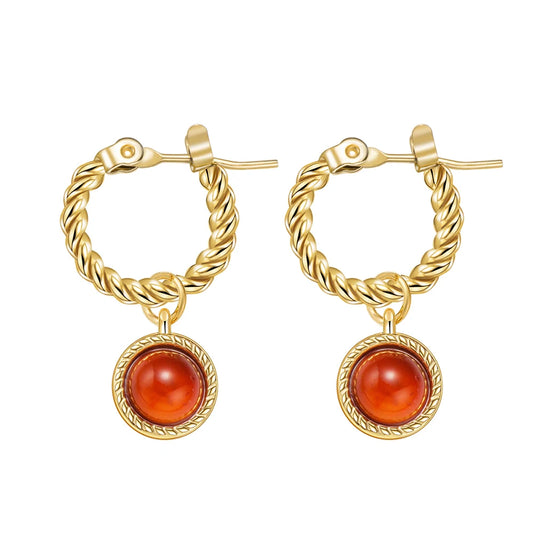 Malora earrings - orange
