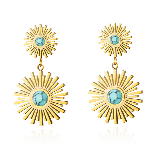 Zeora Earrings - Blue